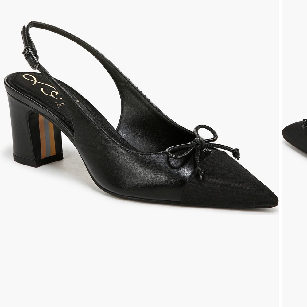 Sam Edelman Willette Slingback Pointed Cap Toe Pump